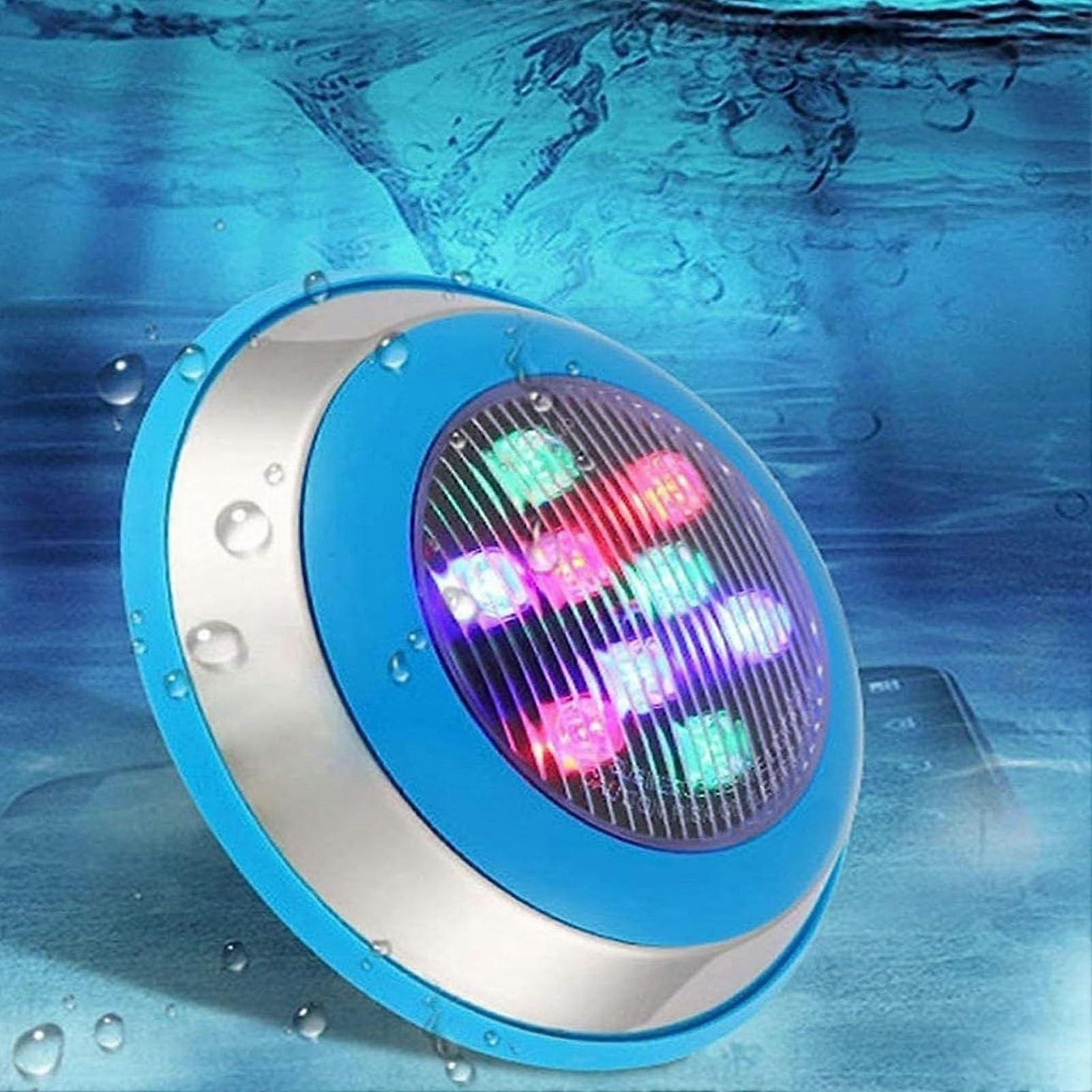 Underwater Pond Lights IP68 Waterproof LED Fountain Spotlight AC 12V Red 24W for Pool and Garden
