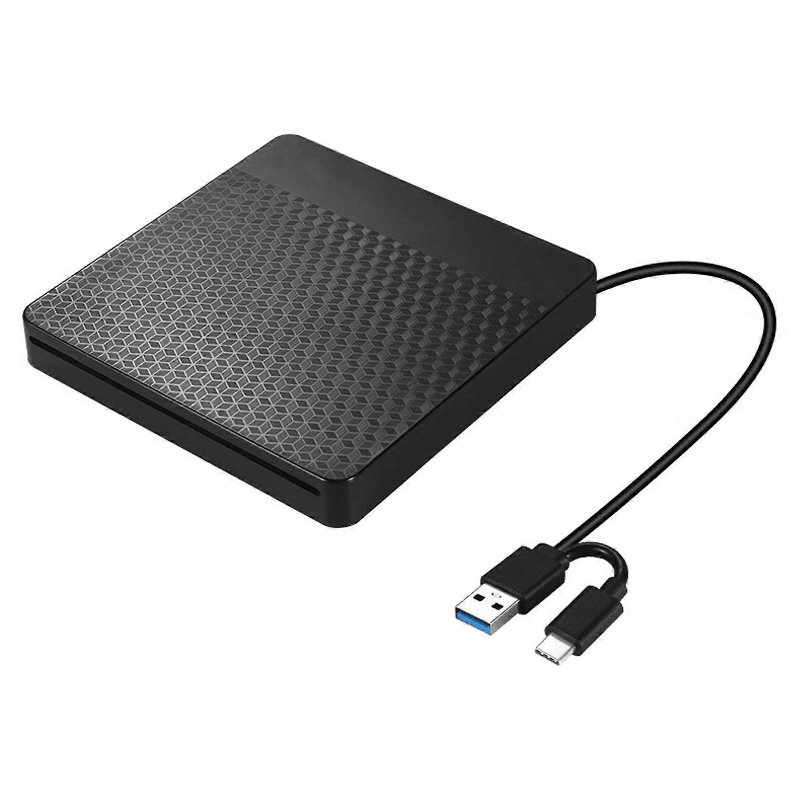 Slot Loading DVDs Burners External Opticals Drive USB Powered Plugs and Play for Computer Laptop with Wide Compatibility for DVDs R CDs R Formats