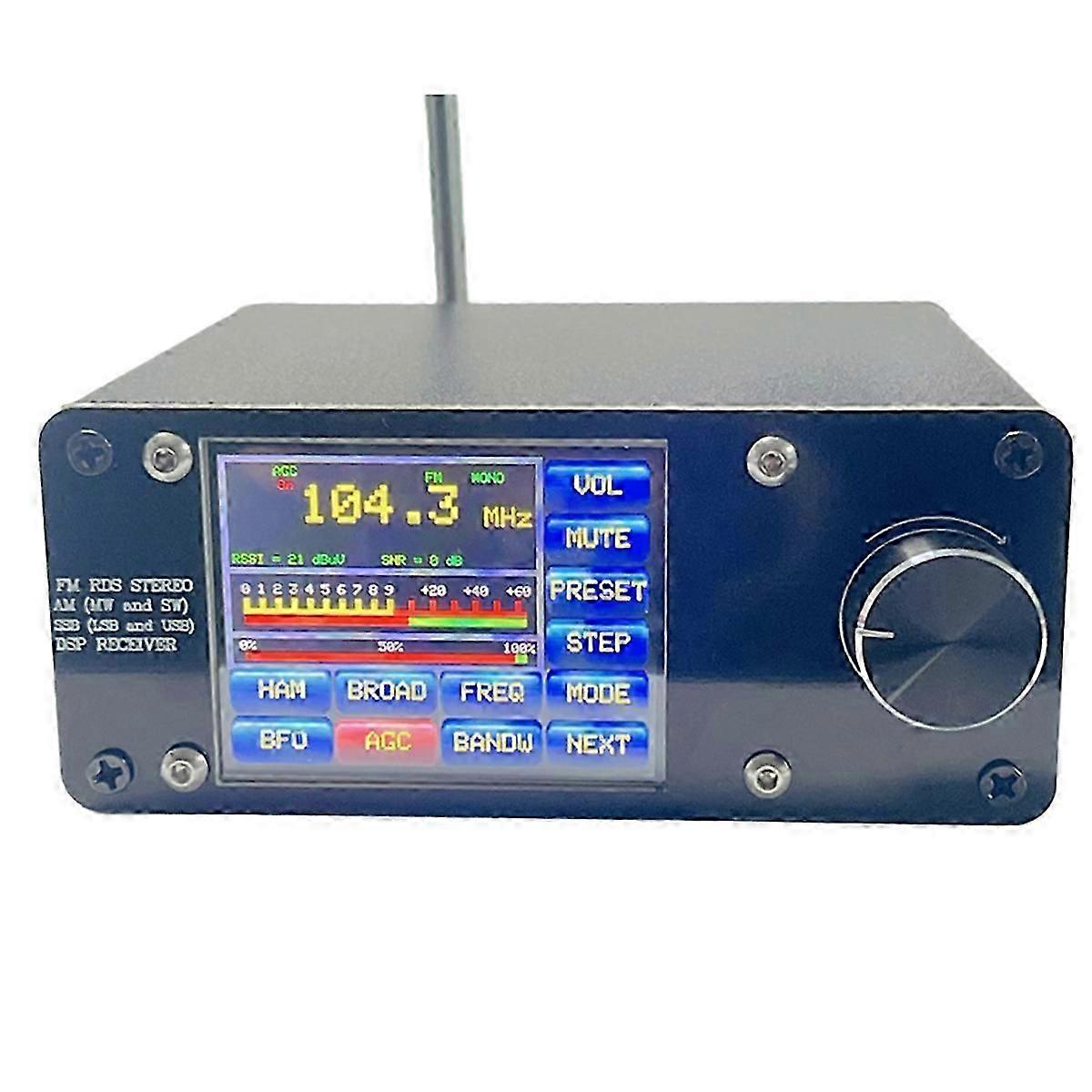 SI4732 Full-Wave Band Radio Receiver FM LW MW SW SSB Support Broadcast Searching 2.4inch Touching Sc