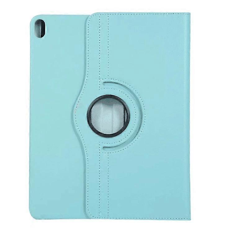 Case For Ipad Air Sky Blue Litchi Texture Rotating Leather Stand