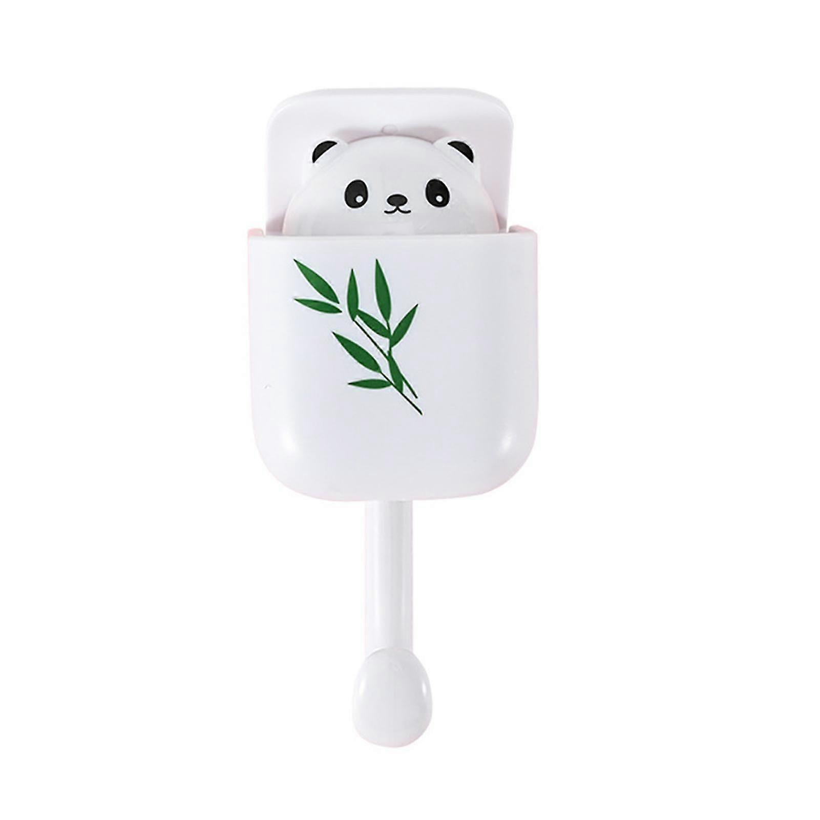 Coat Hooks Wall Mounted Cute Abs Panda Bear Hanging Hooks For Home