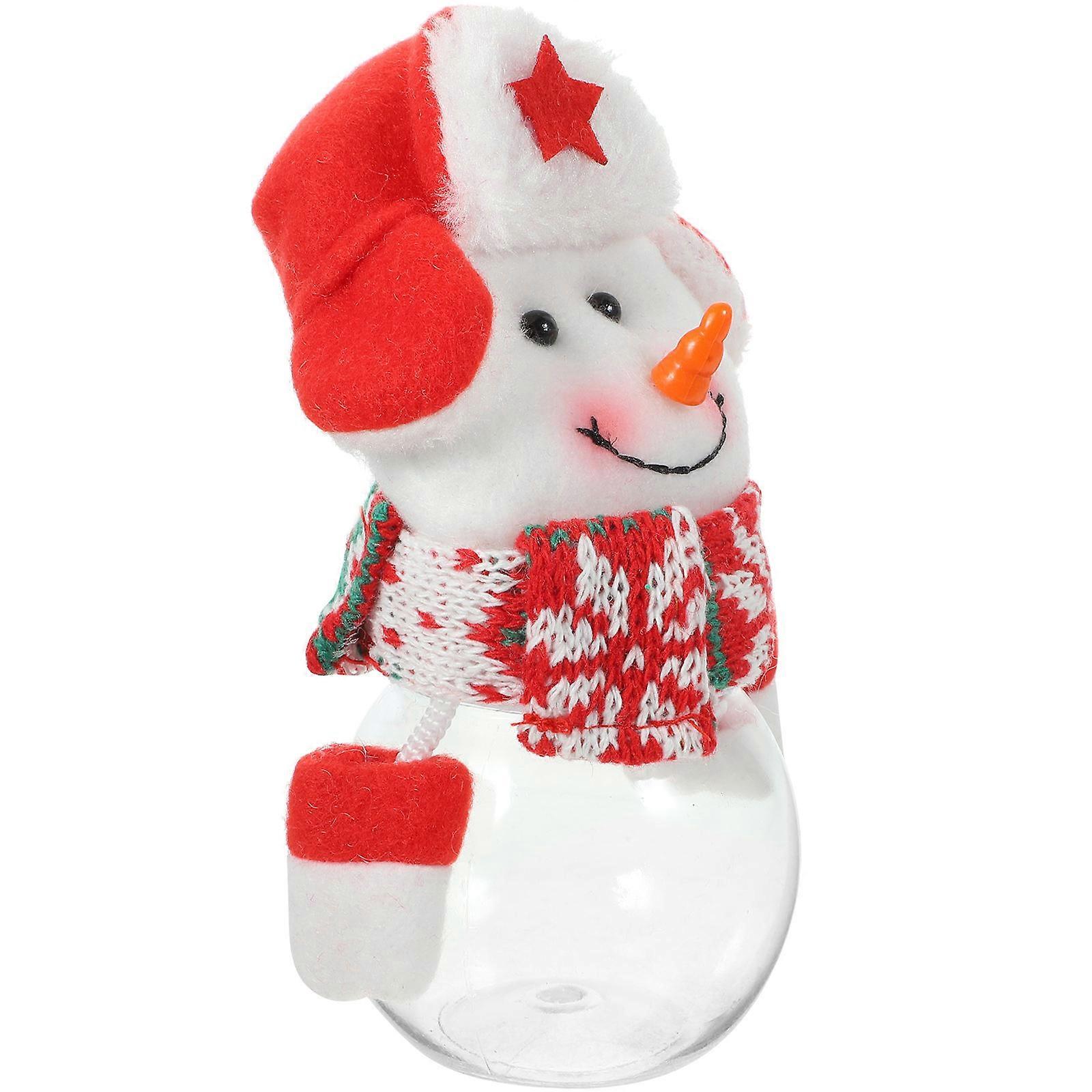 Christmas Candy Jar Cartoon Candy Container for Storage Design