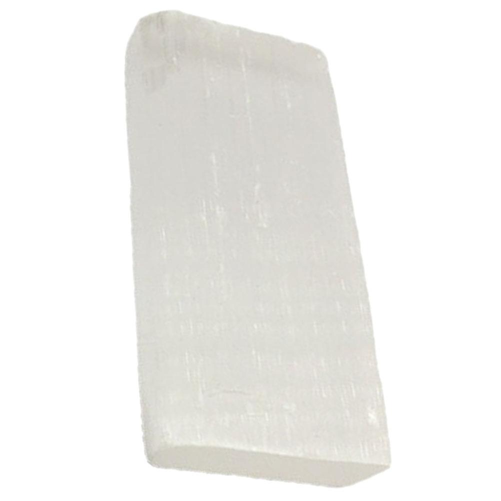 Selenite Crystal Charging Plate Rectangular White 15x8x1cm Perfect For DIY Projects 1Pack