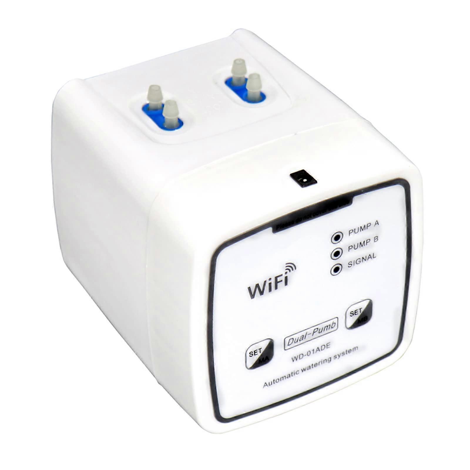 Automatic Drip Irrigation System with Smart App Control, Dual Pump Kit for Garden Terrace 15 Pots