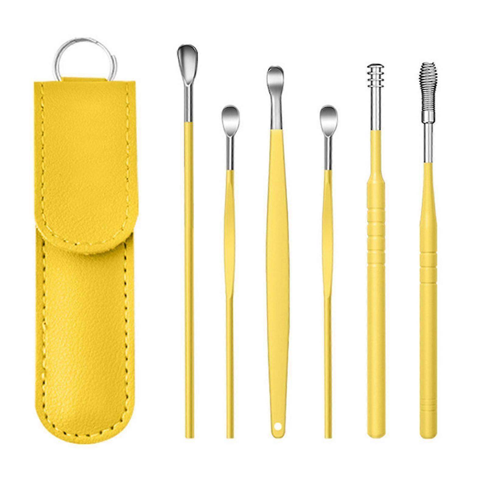 2025 Stainless Steel Ear Digging Spoon Set Ear Digging Tool Ear Digging Spoon Ear Digging Tool Six Piece Set