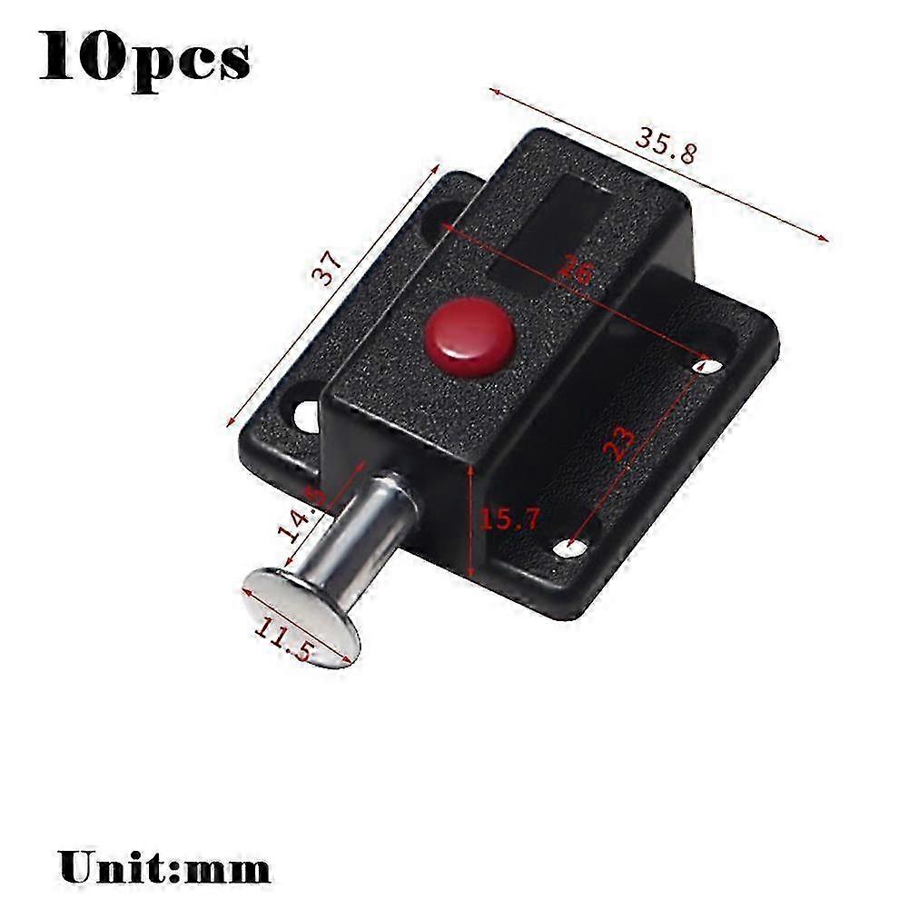 Latch With Cover Bolt Latches Lock Cabinet Push Button 2025