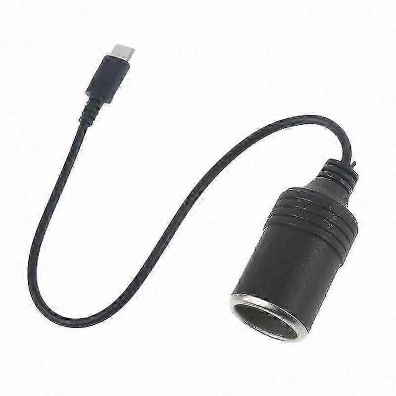 USB C PD to 12V Car Cigarette Lighter Socket Female Power Cable