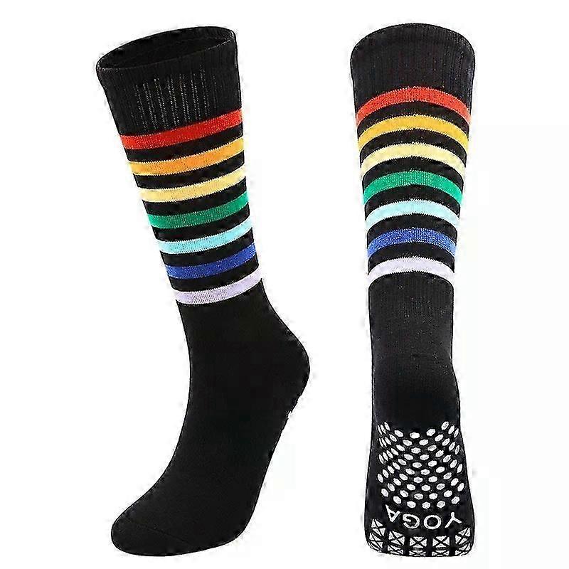 Yoga exercise socks Dot Silicone Non-slip Pilates Over The Calf Socks