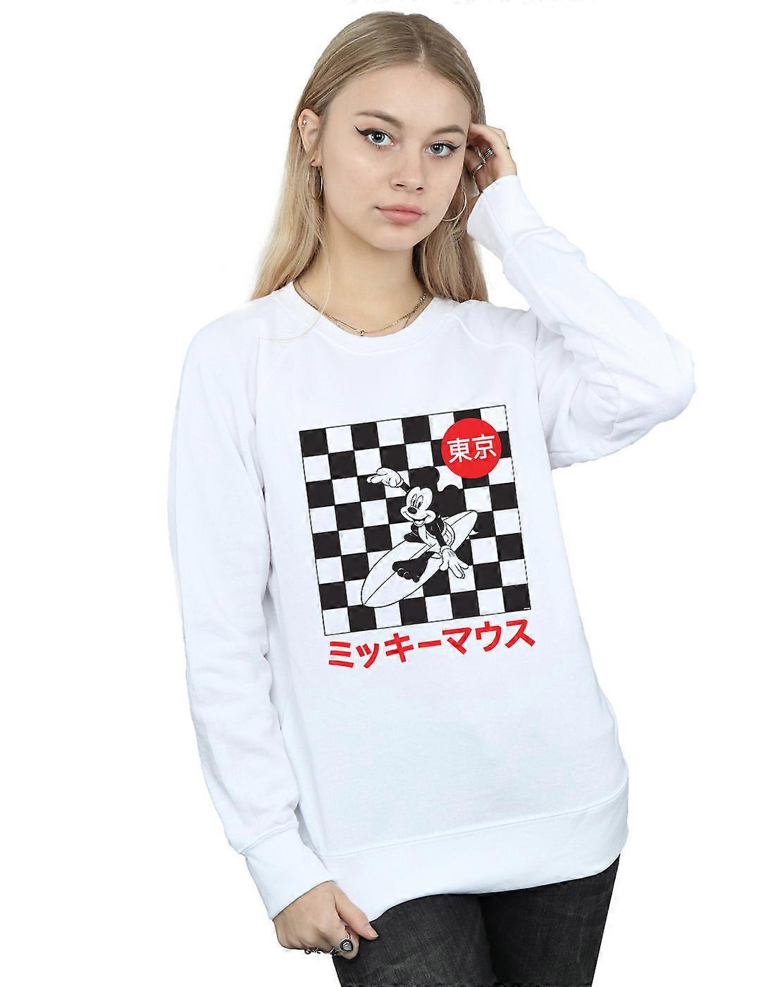 Disney Women's Mickey Mouse Surfing Sweatshirt