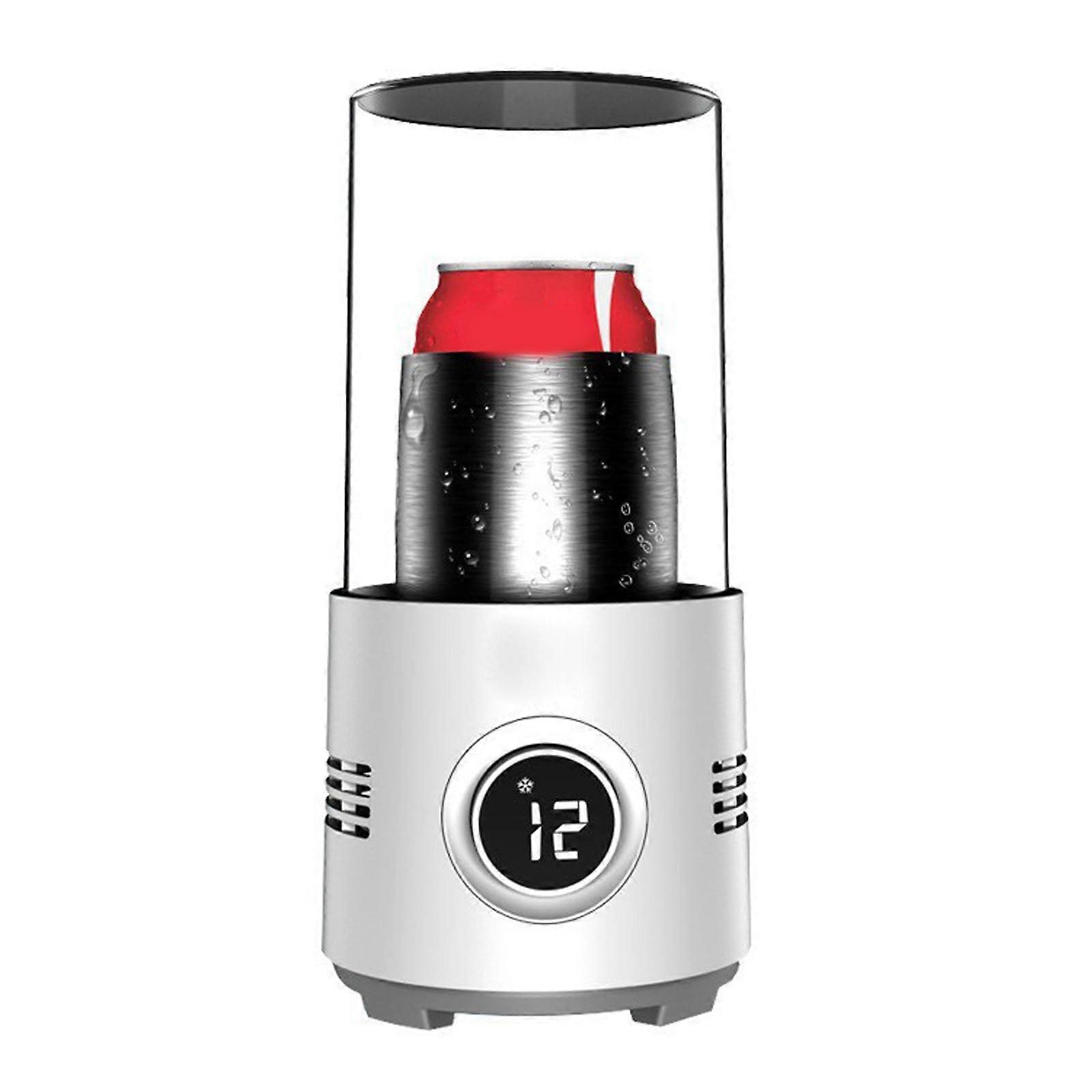 Drink Warmer and Cooler with Dual Mode Temperature Control, Desktop Hot and Cold Beverage Plate