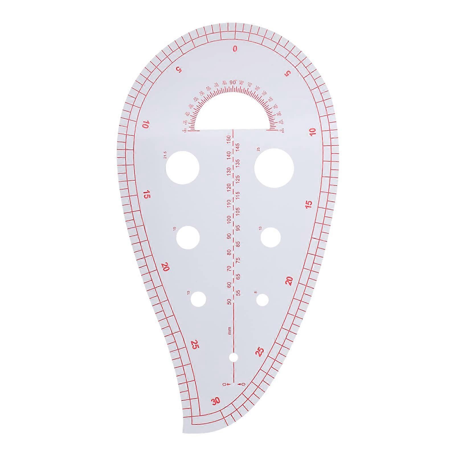 French Curve Ruler Sewing Measuring Tool with Precision Drafting for Dressmaking, 1 Piece