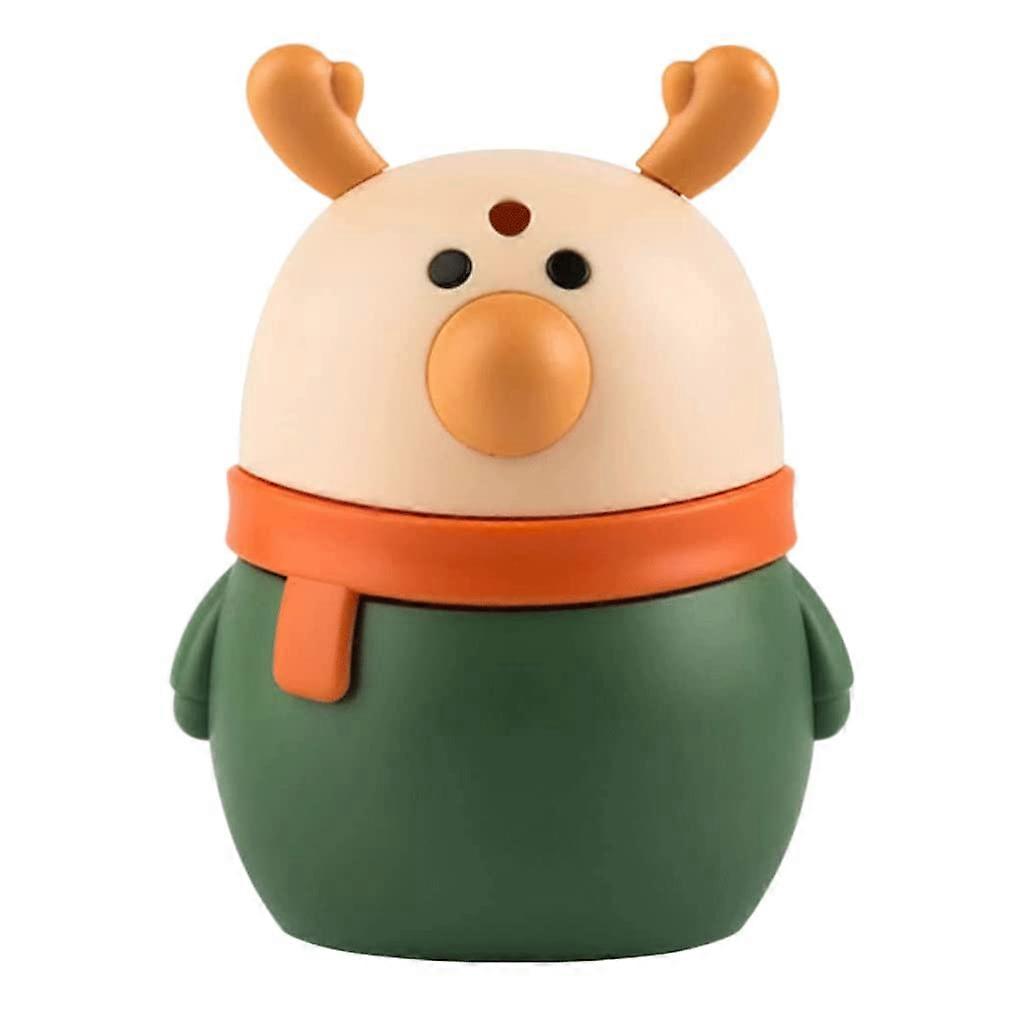 Automatic Toothpick Dispenser with Hygienic Airtight Storage, Push Type Tabletop Toothpick Holder, Green