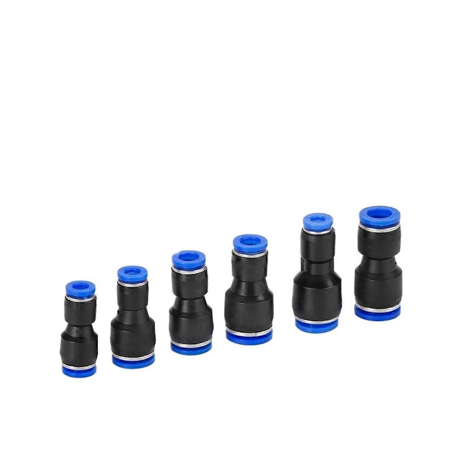 Pneumatic Quick Connect Fittings PG168 Air Hose Reducer Coupler LeakProof Quick Release 50PCS