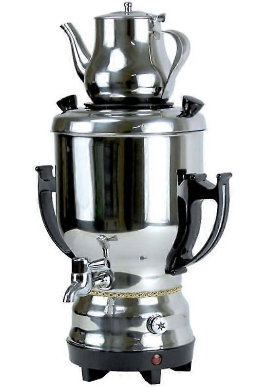 Electric Stainless Steel Samovar Tea Maker Set 4.5L with Teapot 110V Adjustable Temperature Control
