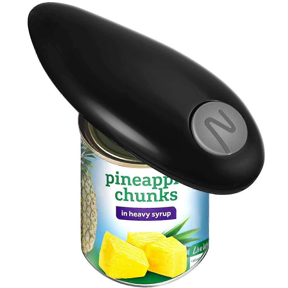 Electric Can Opener with OneTouch Automatic Operation, Smooth Edge Cutting, Fits All Can Sizes