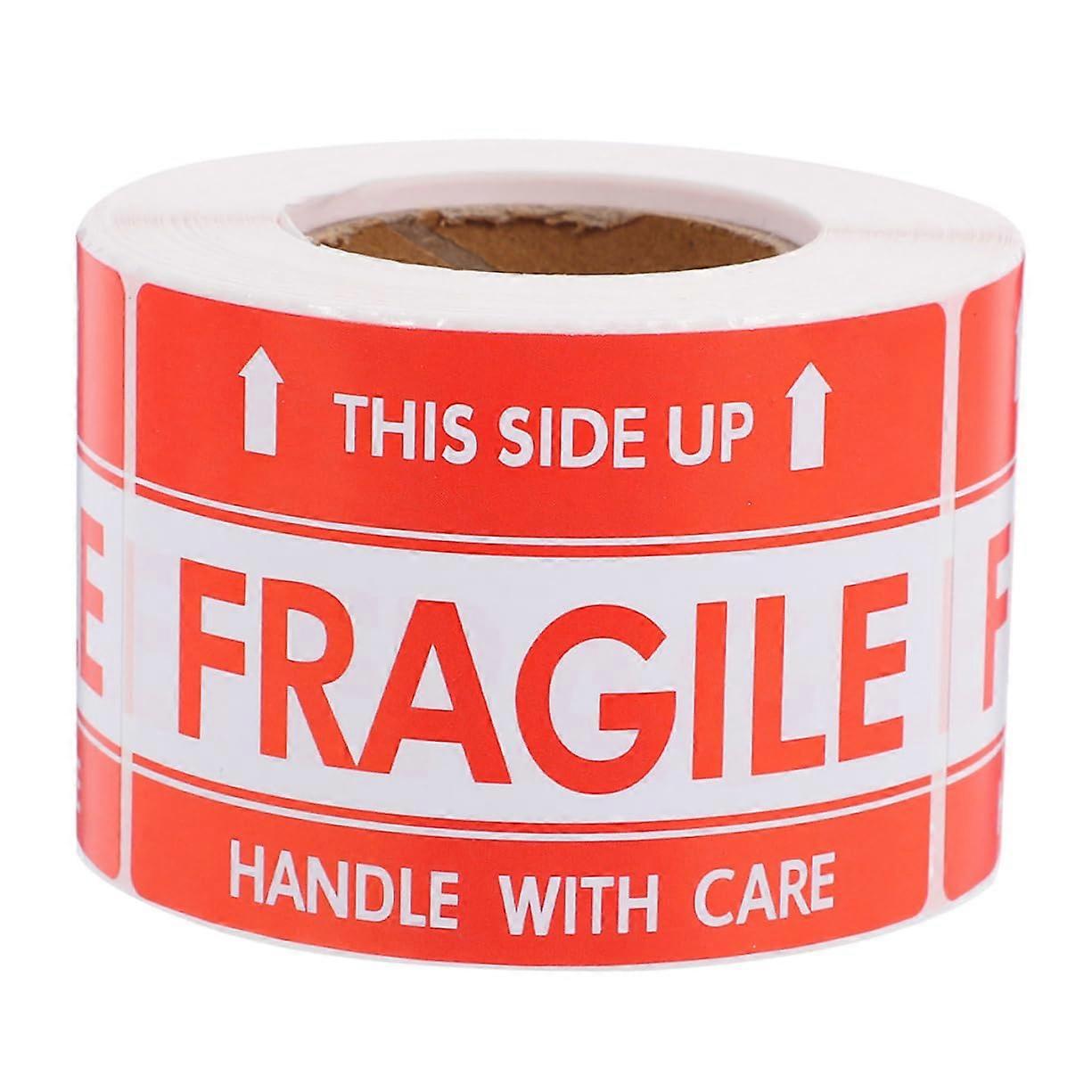Fragile  Labels with Bold Marking, Self Adhesive Handle with Care Stickers for Boxes