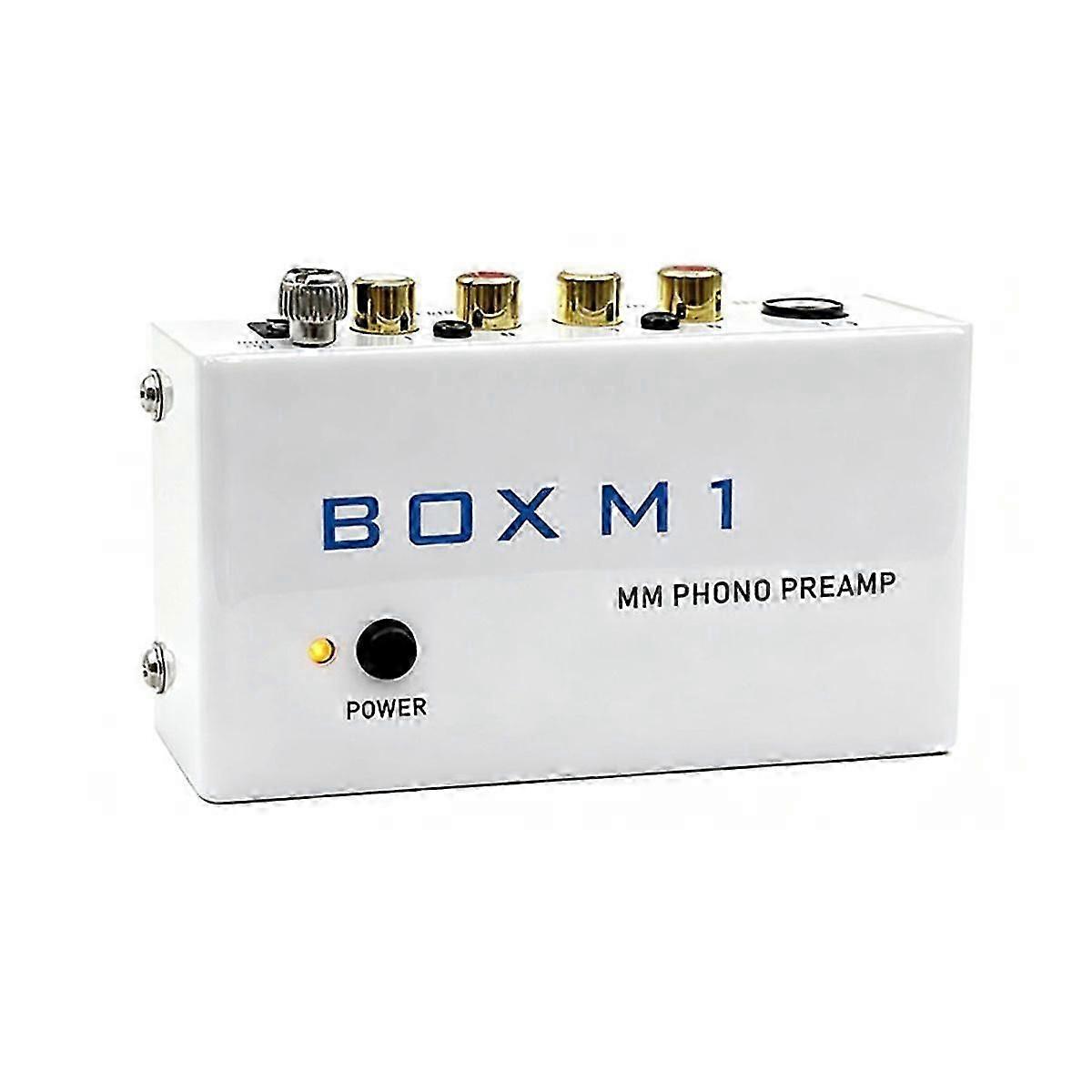BOX M1 Preamplifier for Turntables Phono Amplifier Gramophone Turntable Amplifier EU Plug