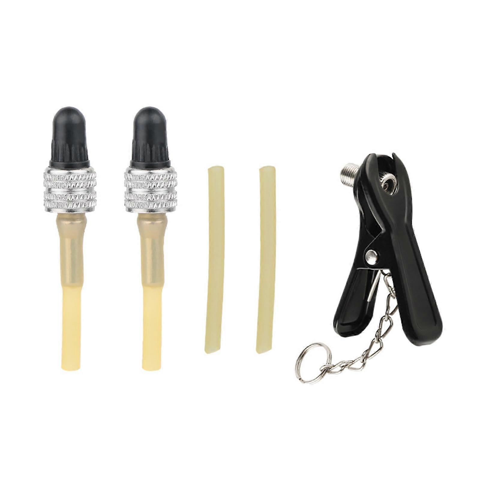 Universal Bike Valve Adapter Set with MultiValve Compatibility for Presta and Schrader