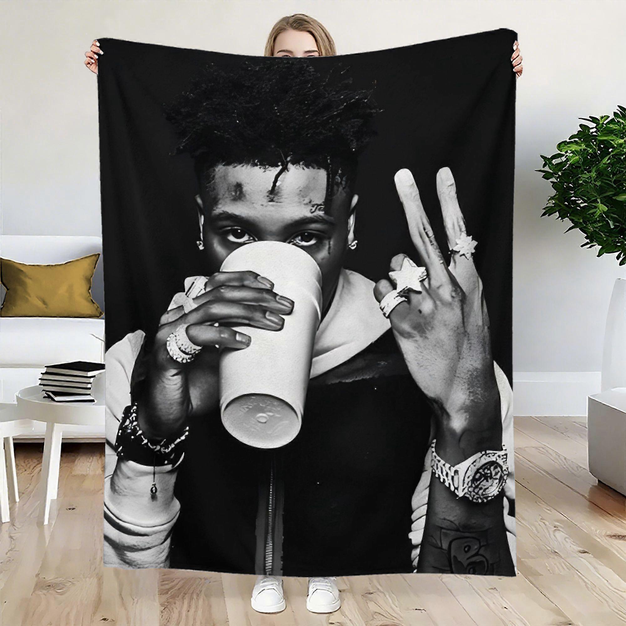 Young Boy Luxurious Flannel Blanket  Soft Lightweight