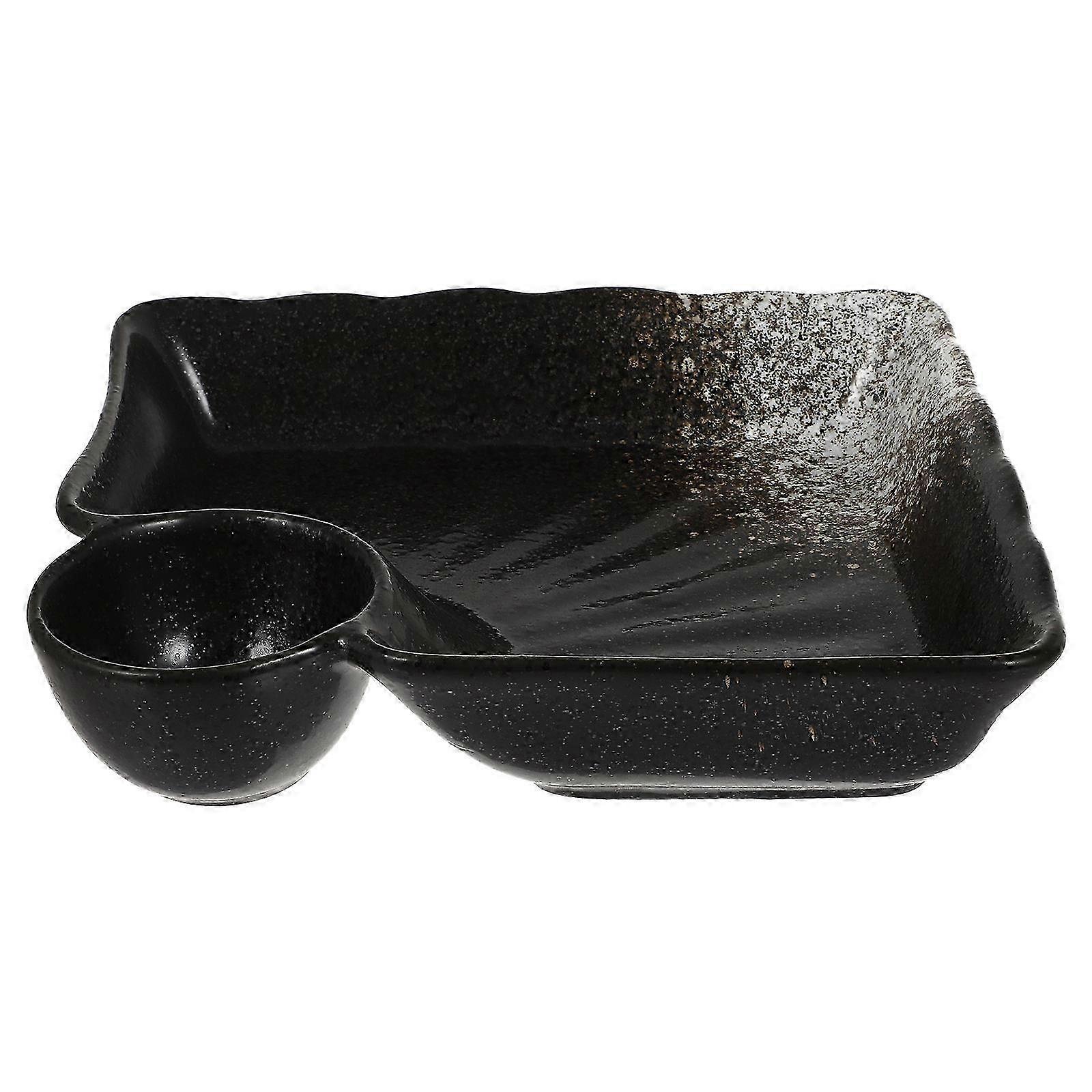 Japanese Dumpling Plate for Sauce 1Pcs Ceramic Dumpling Dish