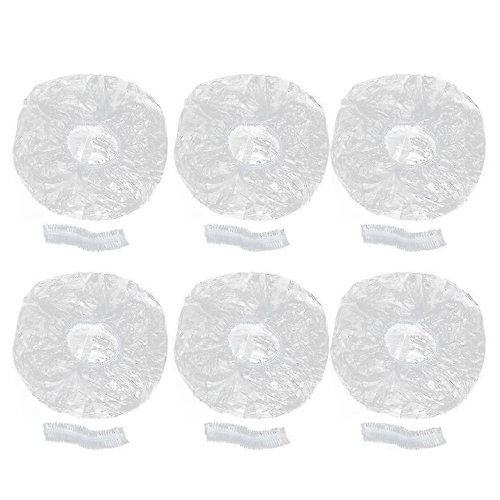 Bonnet de douche imperméable jetable en PE élastique (200 pièces)