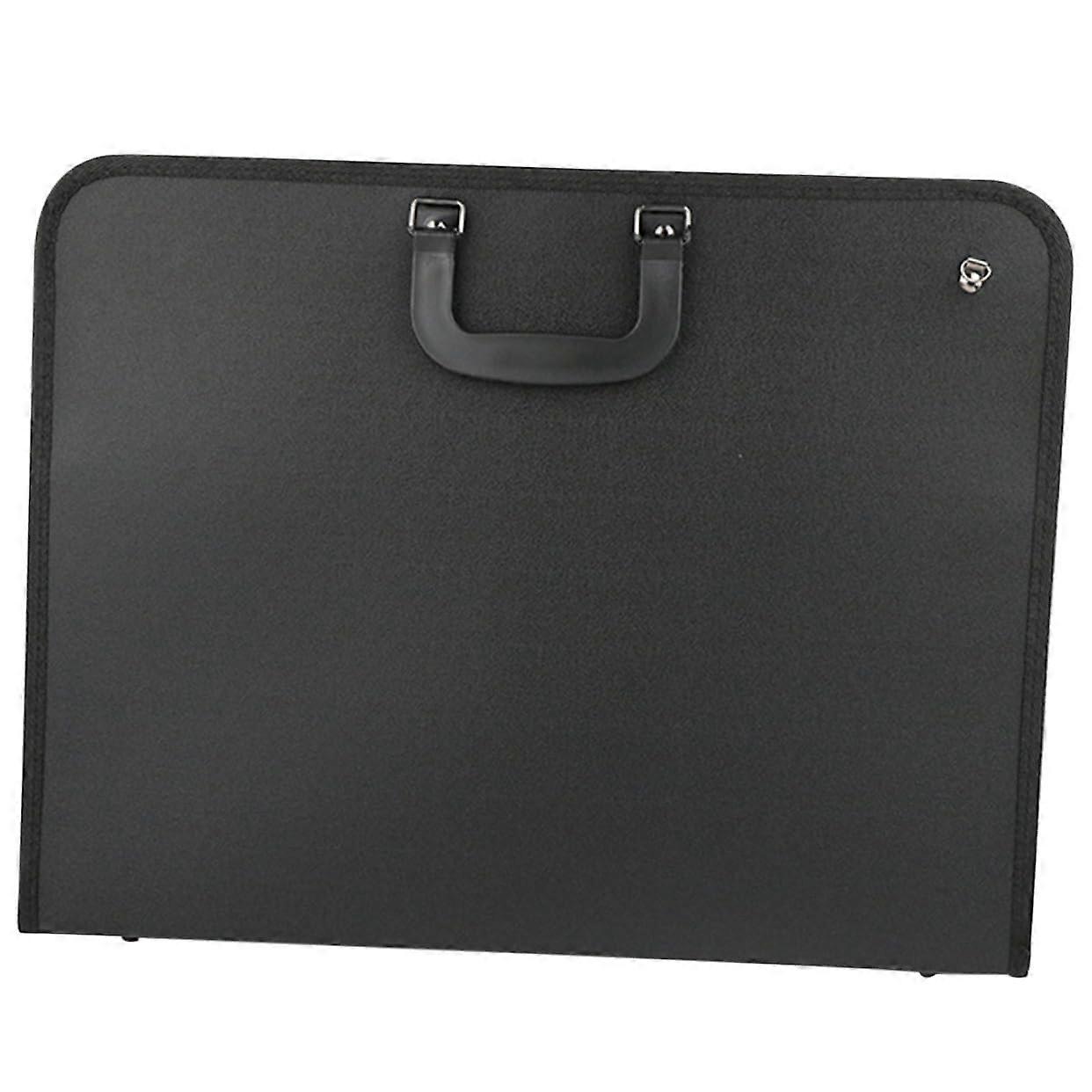 Large Capacity Lightweight Art Portfolio Case with Handle, Durable Drawing Storage Bag for Artists