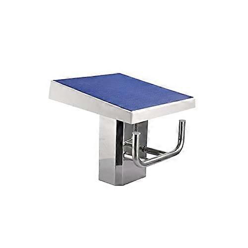 Diving Board with Enhanced Traction Surface, Competition Size Stainless Steel Swimming Pool Platform