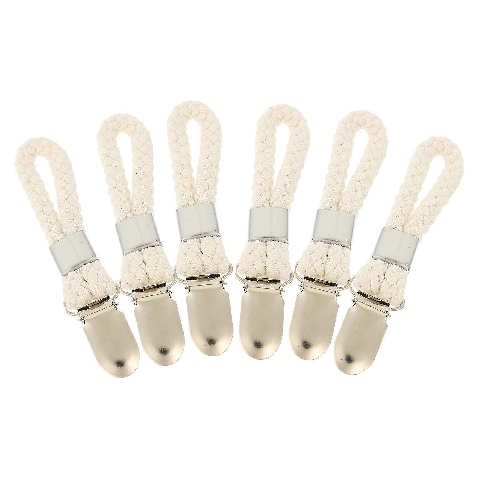 Towel Holder Clips Hanging Hook Clips for Fixing Use 6Pcs Creative Set