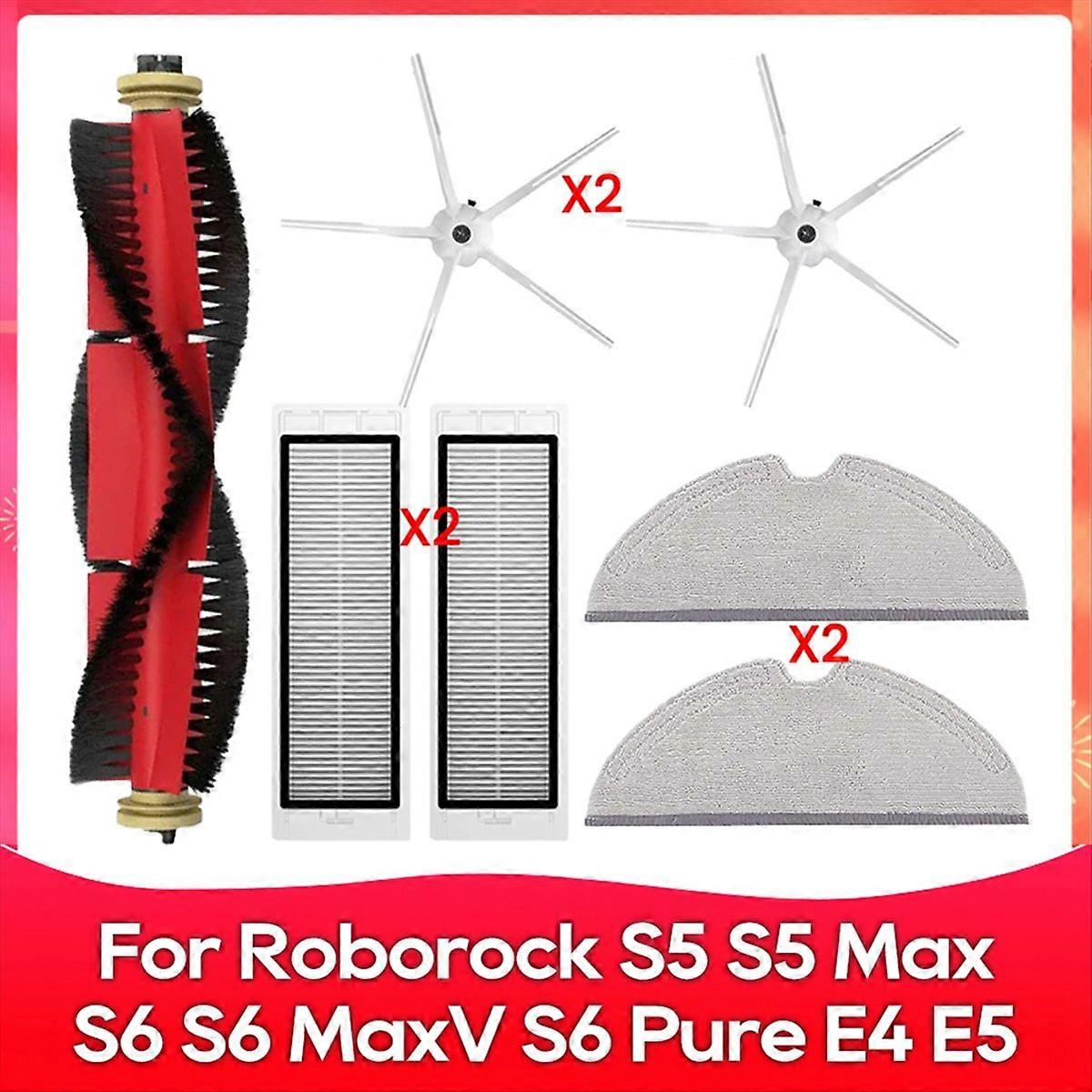 For S5, S5 Max,Roller Side Brush Filter Mop Accessories Part