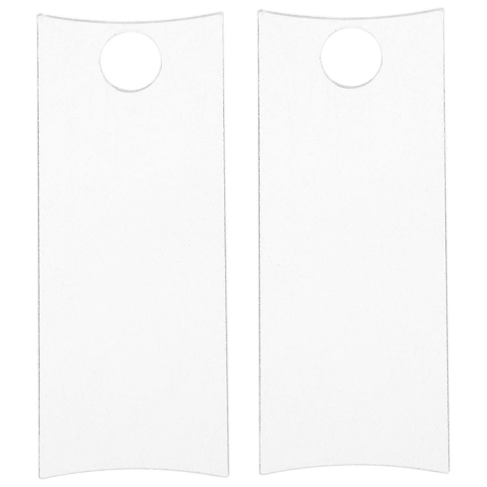 Blank Bottle Cap Nameplate Cup Name Plate Users Who Diy Rectangular Simple Design Diy Patterns 2Pcs