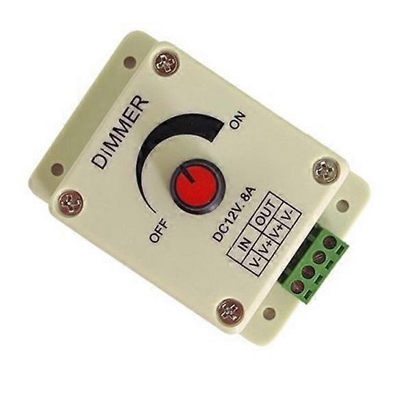 Dc 12V LED Bulb Dimmer Adjustable Brightness Controller Beige