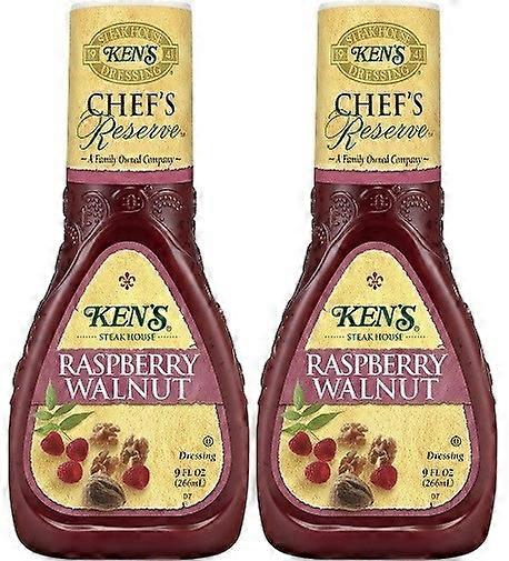 Ken's Steak House Chef's Reserve Raspberry Walnut Dressing 2 Pack