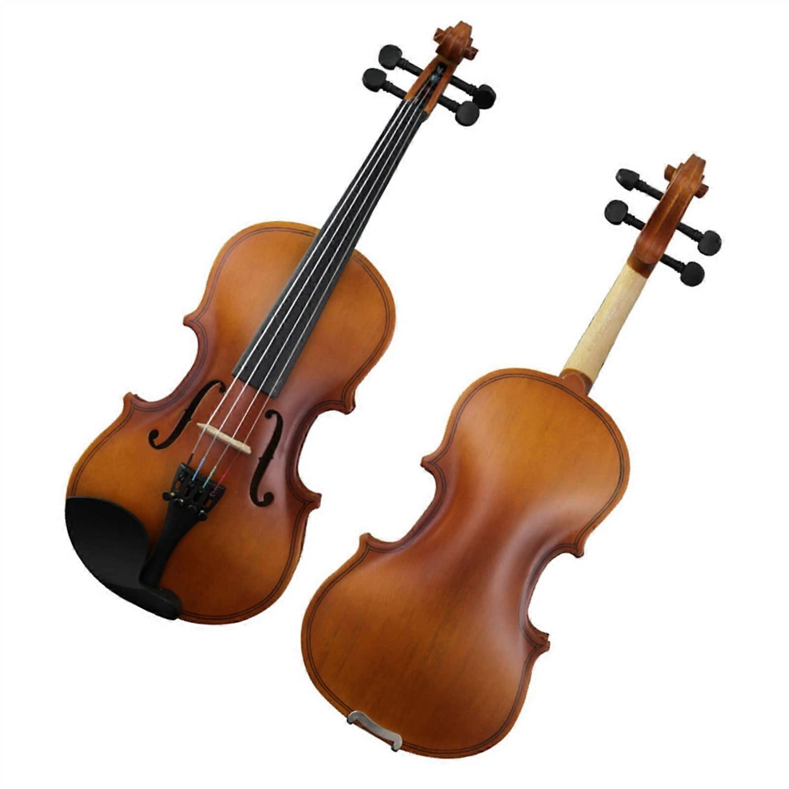 3/4 Solid Wood Handmade Violin Set for Beginners and Adults with Case and Bow