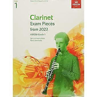 Clarinet Exam Pieces from 2022, ABRSM Grade 1: Ausgewählt aus dem Lehrplan von 2022. Partitur & Stimmen, Audio-Downloads (ABRSM-Prüfungsstücke)