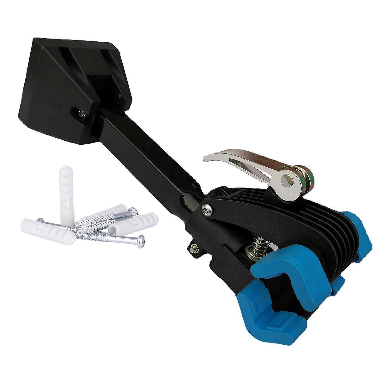 Bike Wall Mount Rack with Adjustable Width, Foldable SpaceSaving Design and Stable Wall Support