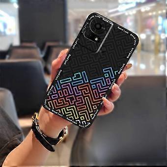 Étui de téléphone compatible avec TCL 50LE/T510SPP – Résistant à la saleté et aux chocs, en silicone souple avec motif dessin animé