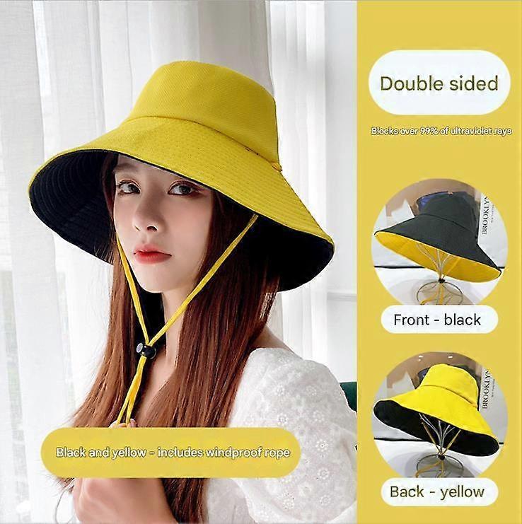 Sun Hat, Large Brim, Face Shield, Summer, Student, Women's