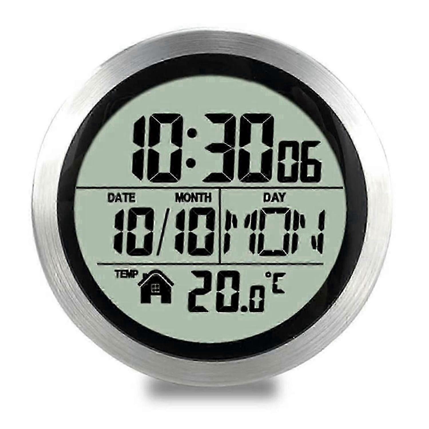 Digital Shower Clock Waterproof, Bathroom Clock, Digital Kitchen Wall Clock, No Punching Suction Cup
