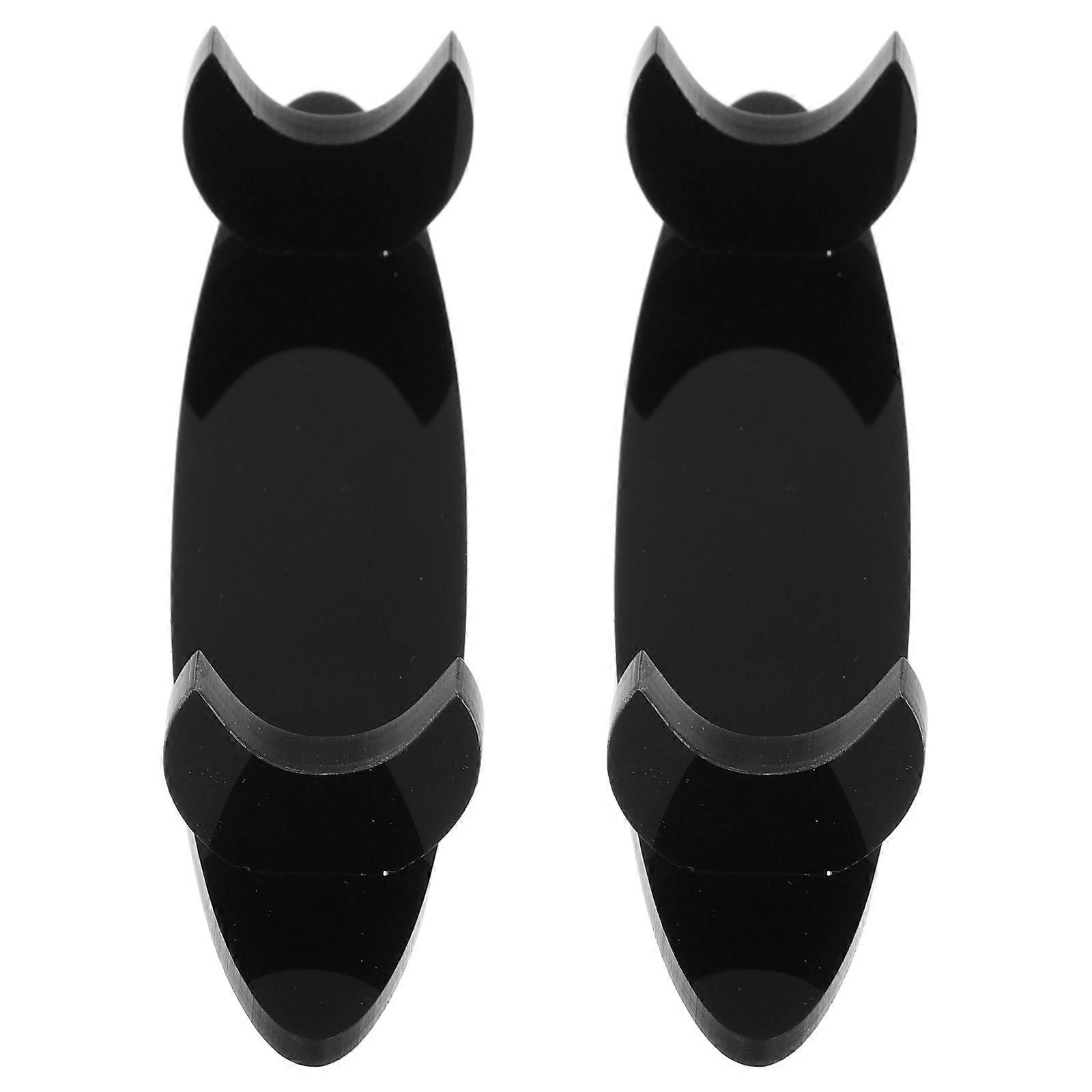 Plastic Pen Holder Stand for Office Round Fountain Pen Display Rack 2Pcs