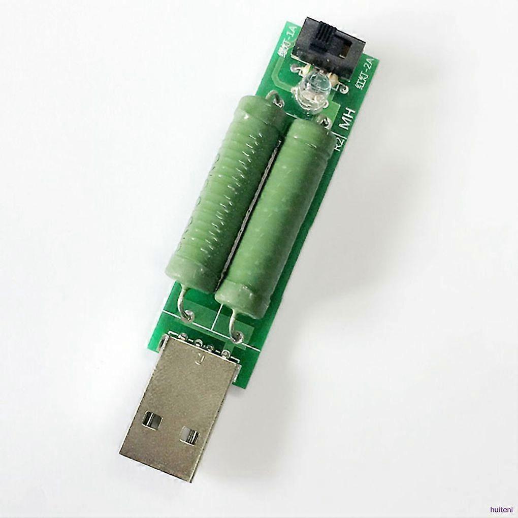 USB discharge interface load resistor with switch 2A 1A USB power adapter