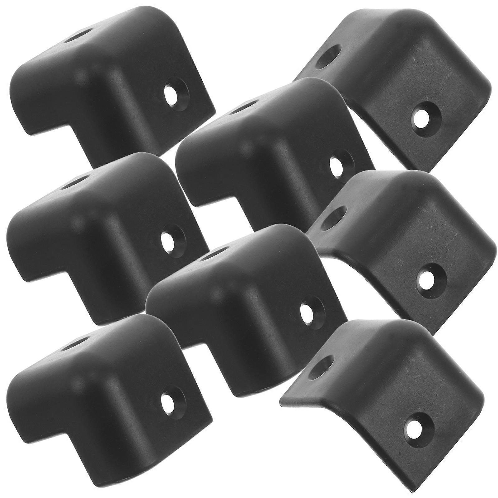 Guitar Protector Plastic Corner Protectors for Protection 8Pcs Black Durable Set