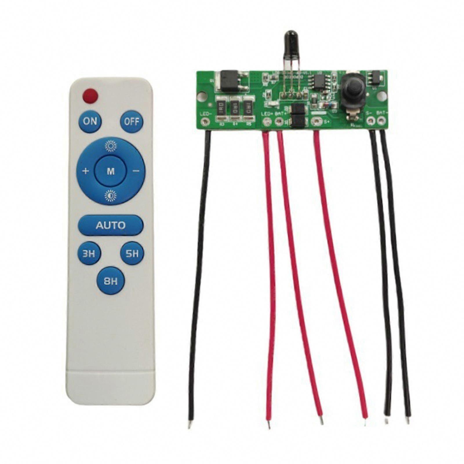 Solar Street Light Controller Module with Remote Control, Universal, Easy Install, Battery Powered Circuit Board