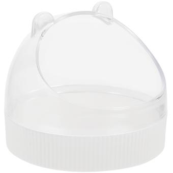 Acryl hamsterkom voor opslag, 3-delige hangende rattenkom, accessoire