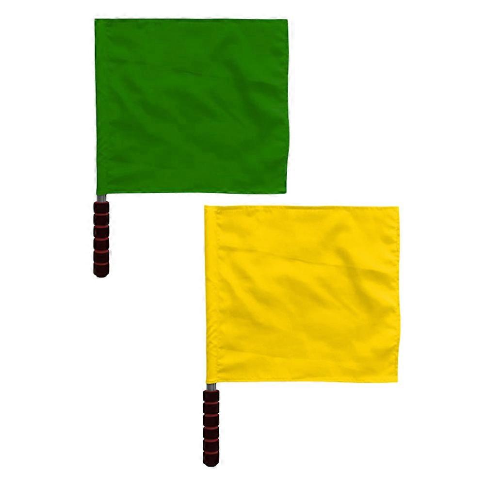 Referee Flag Handheld Flags for Match Signal 4Pcs Durable Material