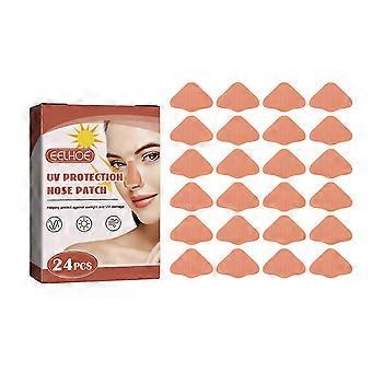 Gjenbrukbare solkremplaster for nese UV-beskyttelse Concealer Fuktighetsgivende plaster for utendørs trening svømming_DUIBW