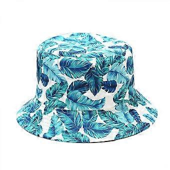 Cute Bucket Hat Beach Fisherman Hats for Women, Reversible Double-Side-Wear Unisex (HATB002)