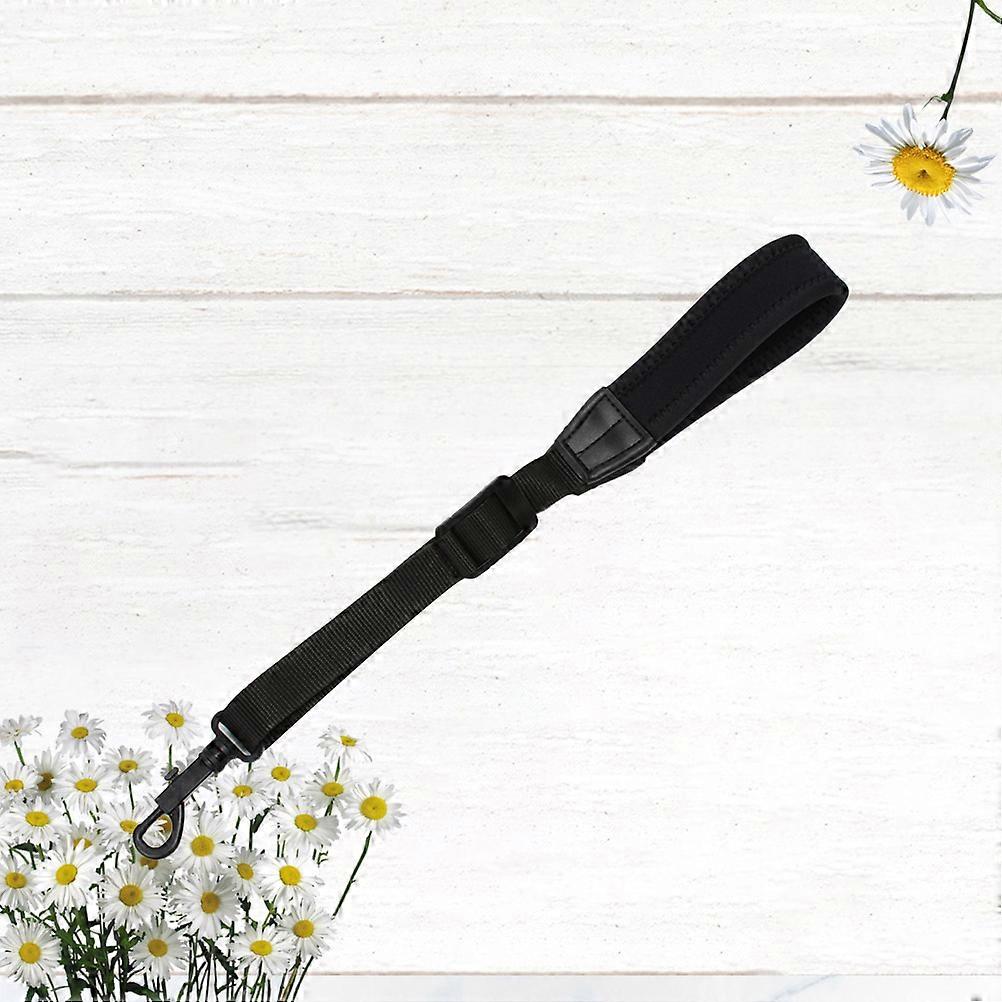 Universal Saxophone Belt Adjustable Neck Strap with Durable Hook Black