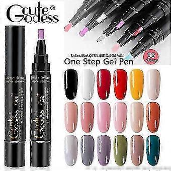 36 Colors Fast And Convenient Manicure Nail Polish Gel Pen Nail Polish Gel 25-26