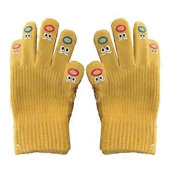 Warm Thermal Gloves Thick Stylish Mitten Gloves Full Finger Lovely Handwear Stylish Thicken Gloves compatible with Girl Women