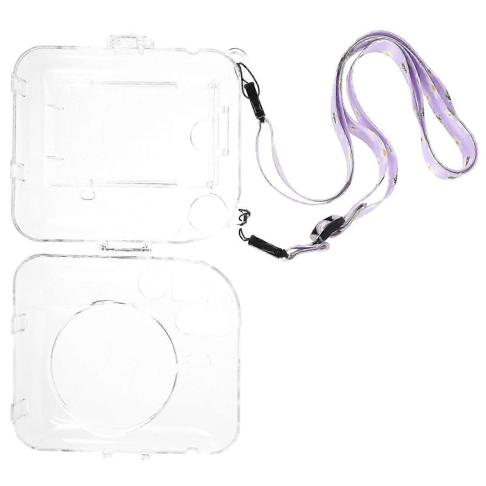 Z6 Camera Case Instant Camera Protective Shell Shoulder Strap Camera Case Compatible with Mini12 Camera